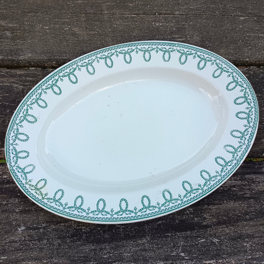 Plat ovale Bonaparte BFK - Boch Frères Keramis (BE)