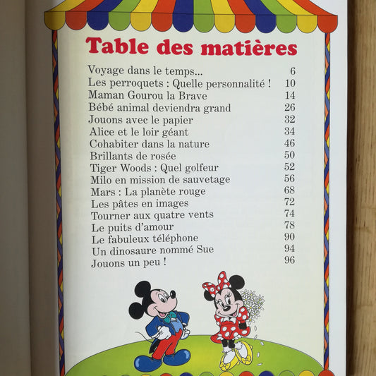 Livre jeunesse Mickey - Club du Livre Grolier