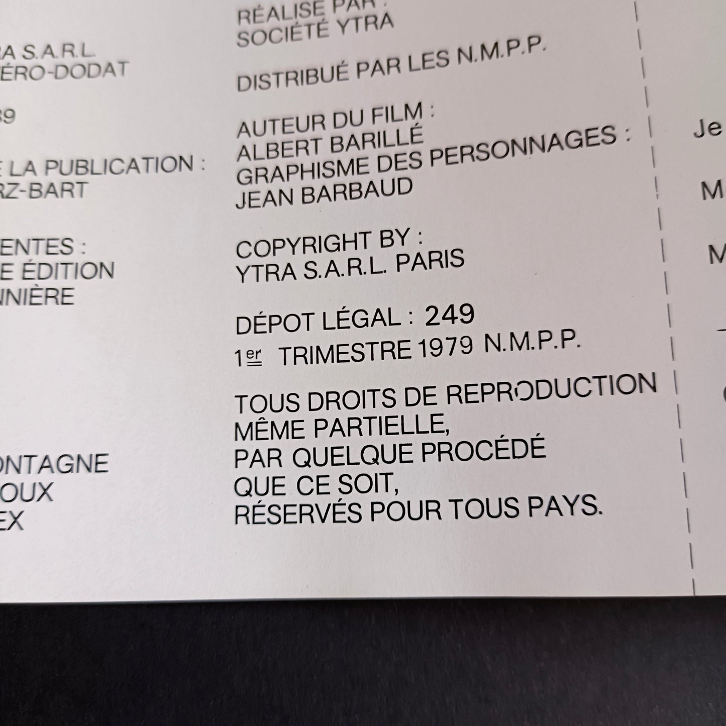 Revue / Magazine Il était une fois l'Homme Éditions Ytra