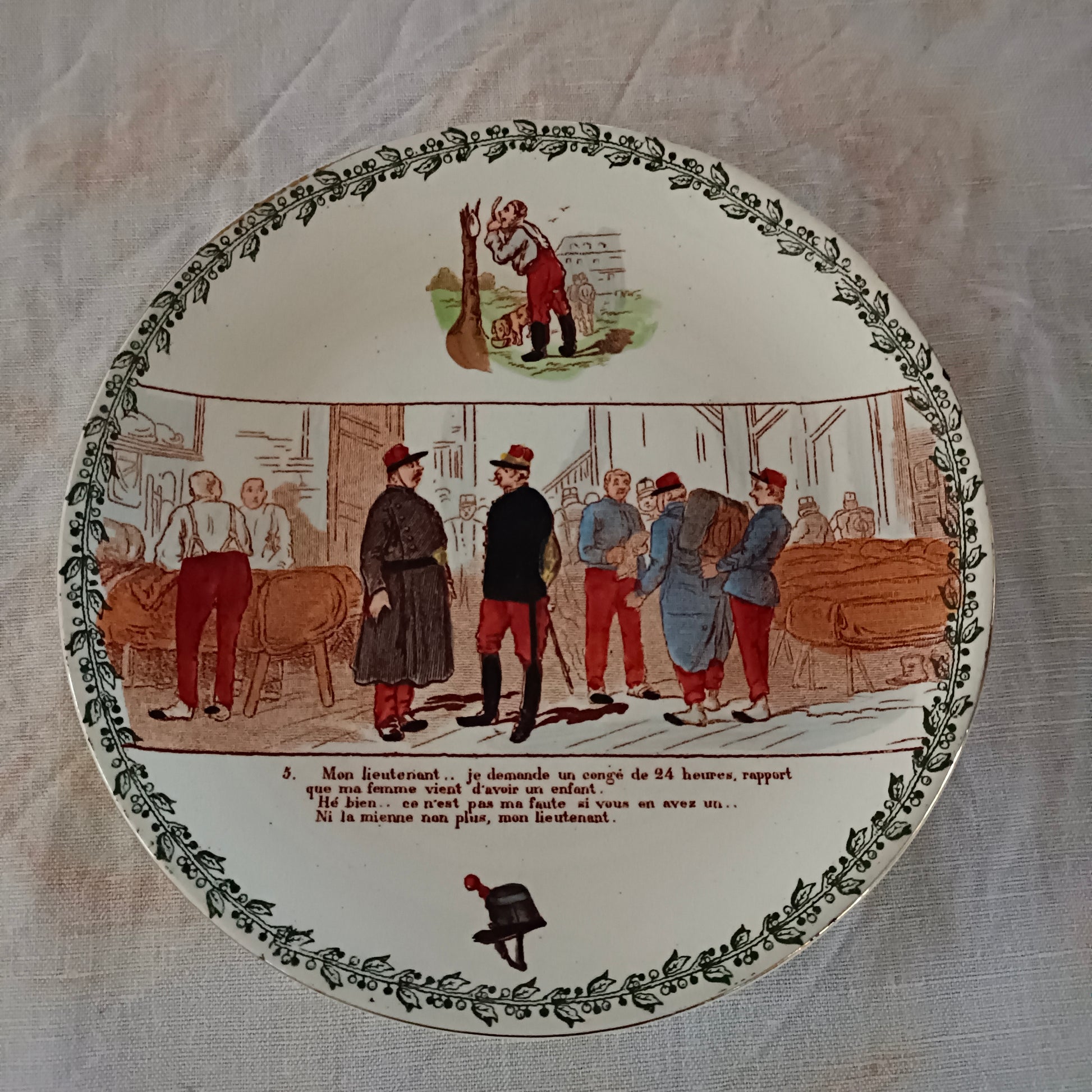 Assiette parlante  Choisy le Roi - HB & Cie (Hautin Boulenger)