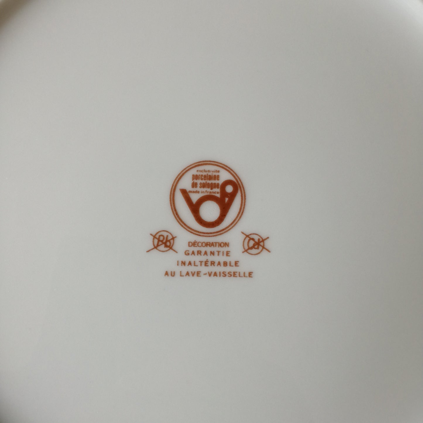 Plat  Porcelaine de Sologne