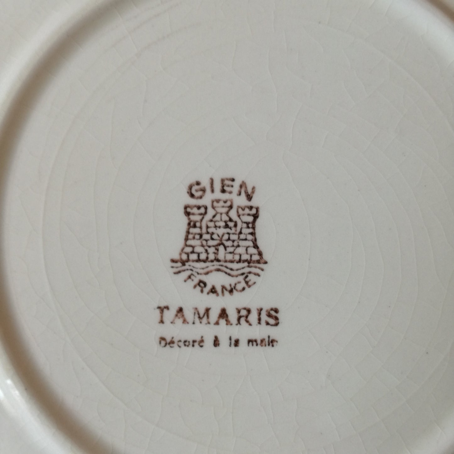 Assiette Tamaris Gien