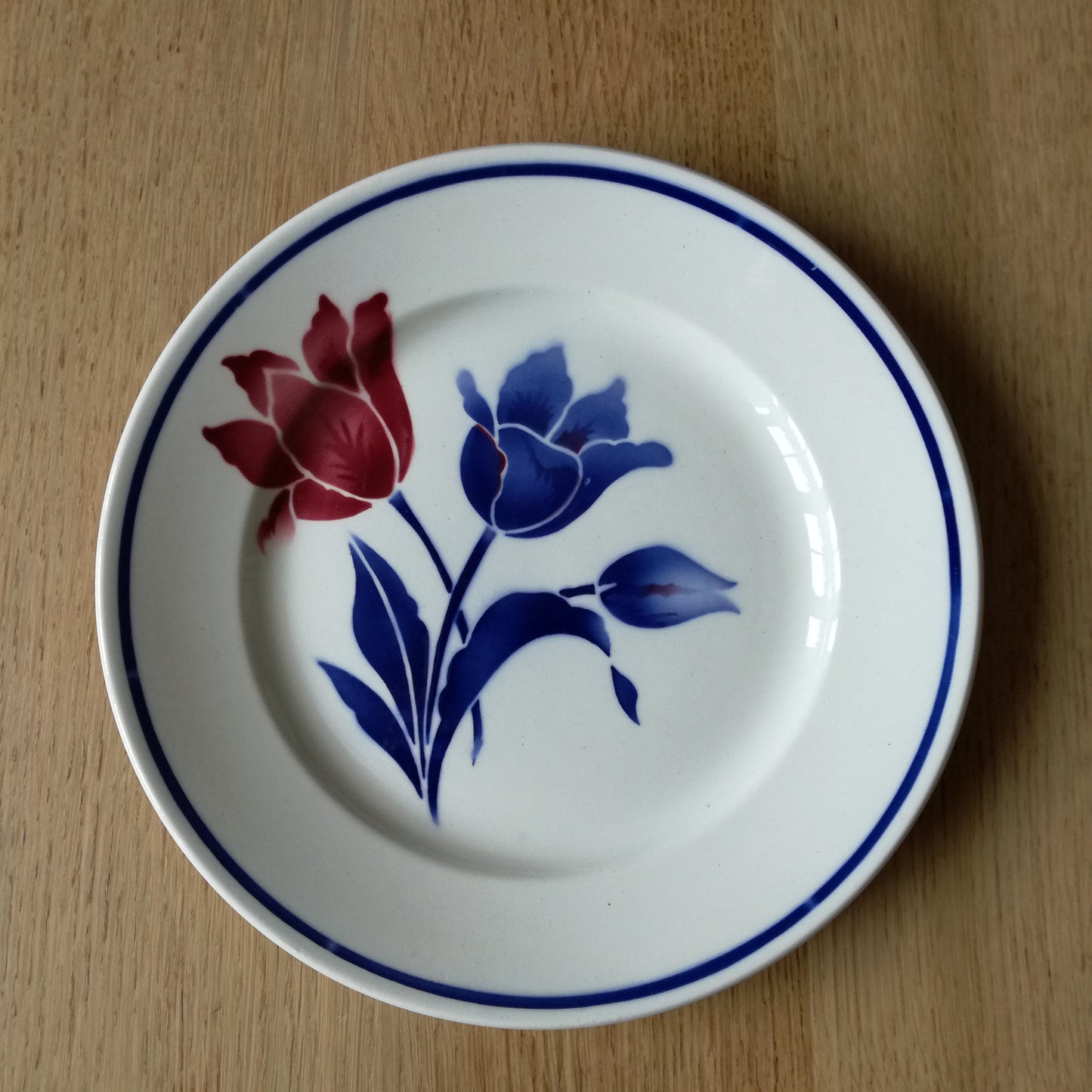 Assiette - grande plate Montlhéry Badonviller