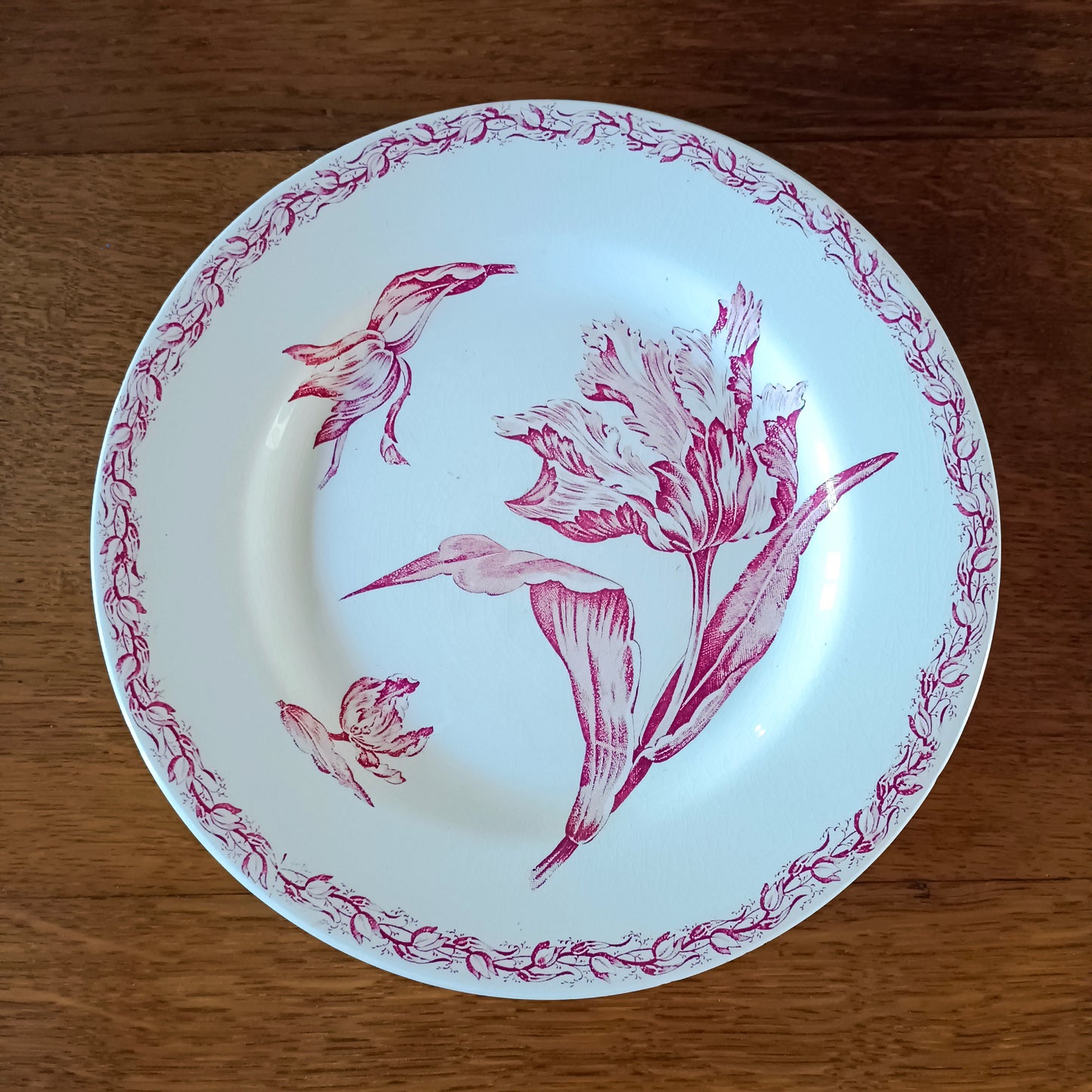 Assiette - grande plate  Lunéville (K & G - Keller & Guérin)