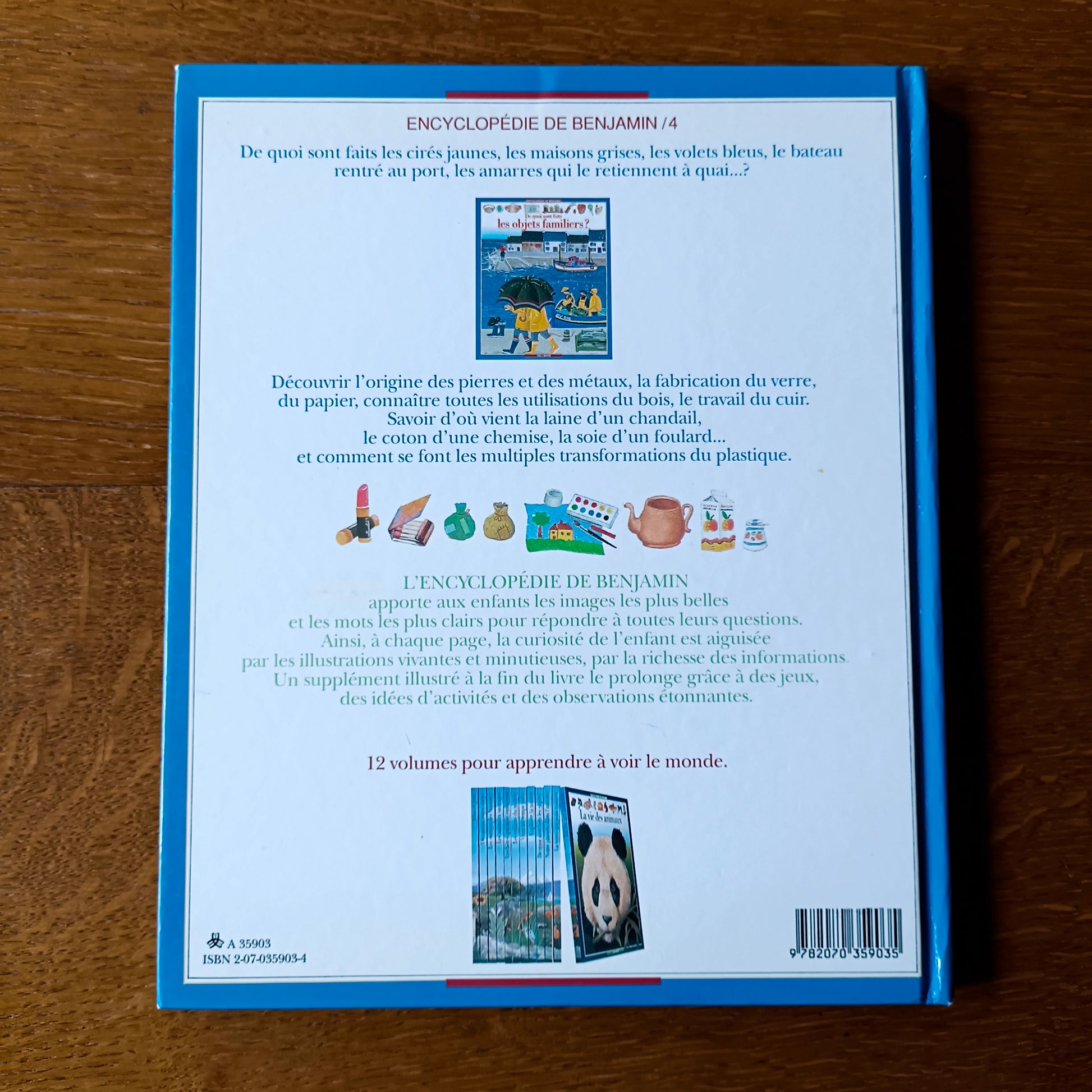 Livre jeunesse Encyclopédie de Benjamin Gallimard