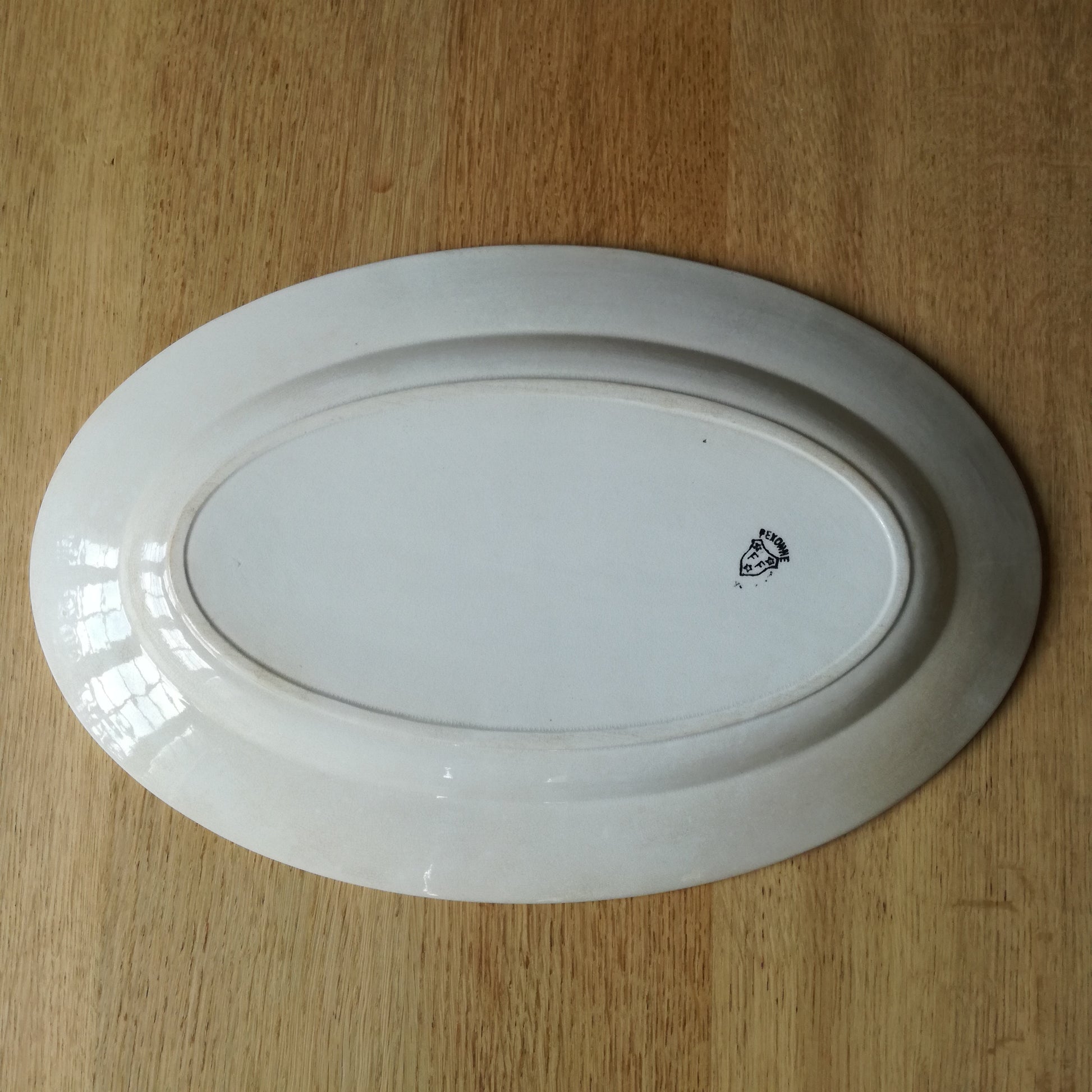 Plat ovale  Pexonne - FF (Fenal Frères)