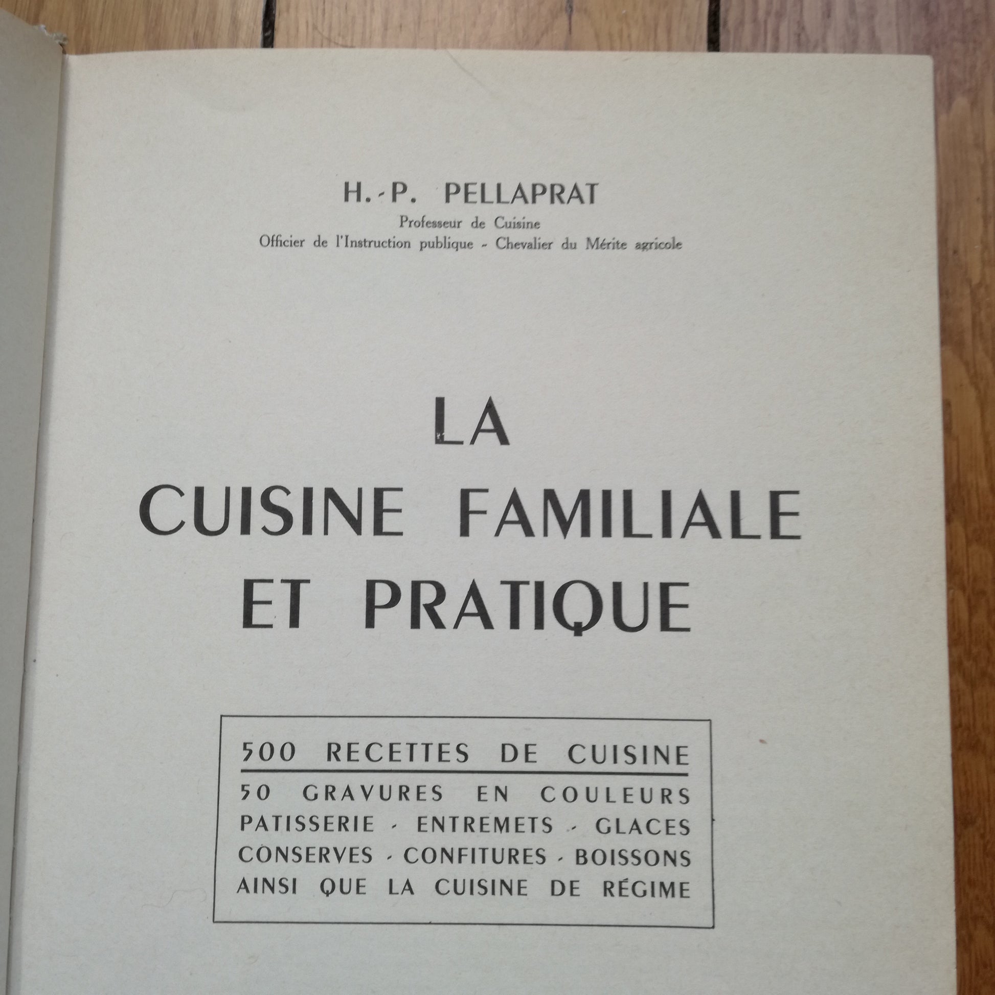 Livre de cuisine  Flammarion