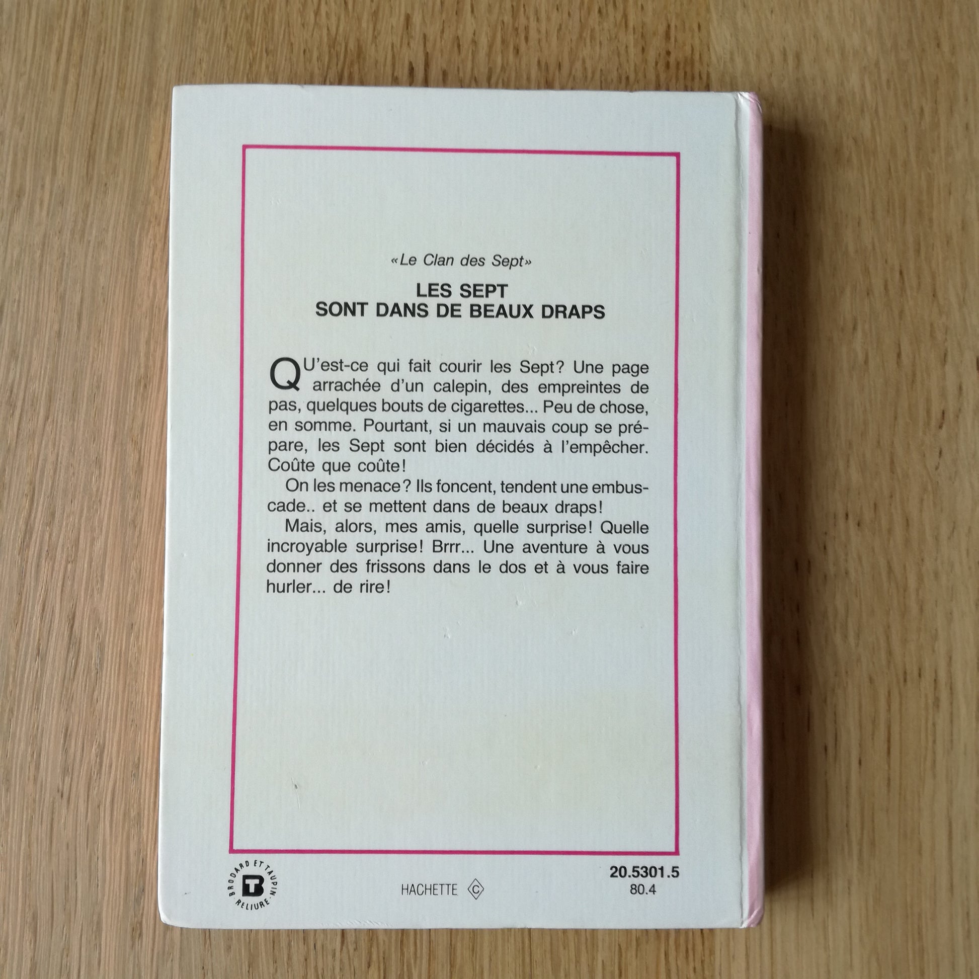 Livre jeunesse Le Clan des Sept 