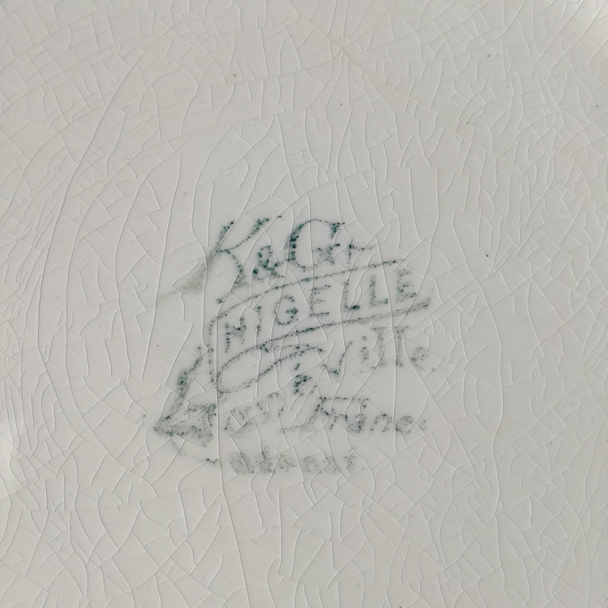 Assiette - grande plate Nigelle Lunéville (K & G - Keller & Guérin)