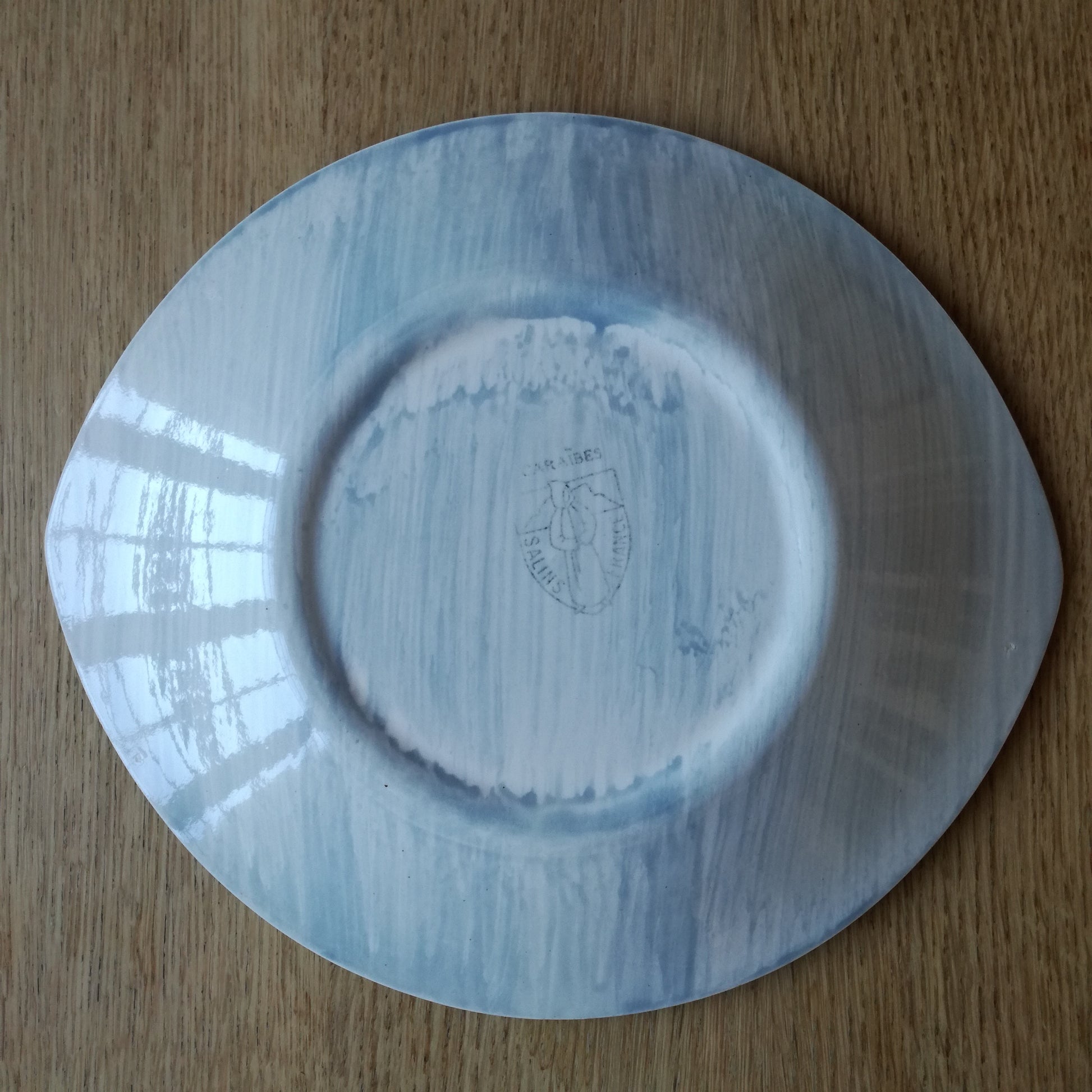 Assiette - grande plate Caraïbes Salins
