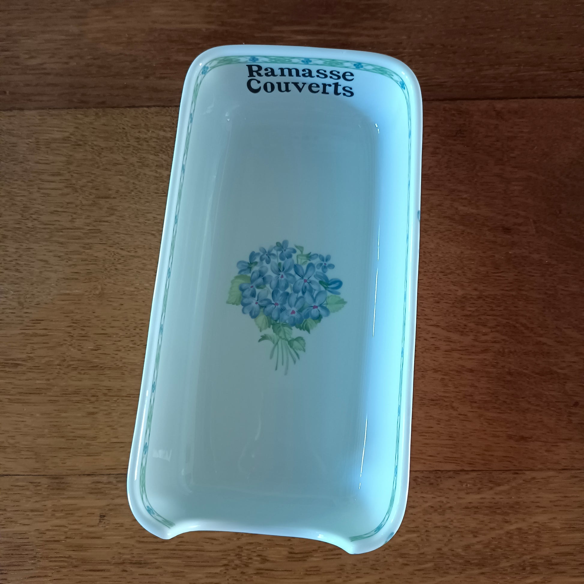 Ramasse-couverts Violettes Porcelaine de Paris