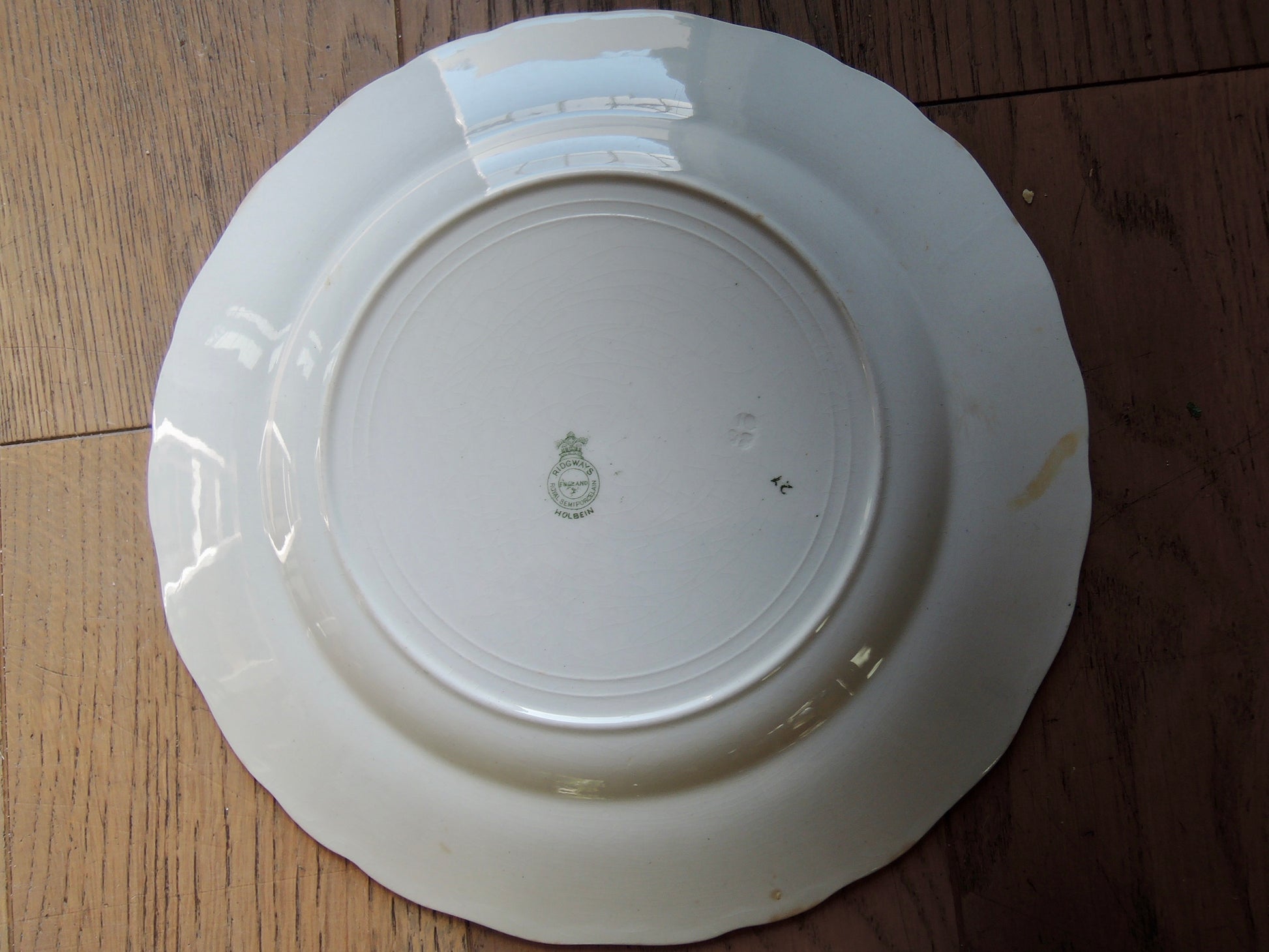 Assiette Holbein Ridgway (GB)
