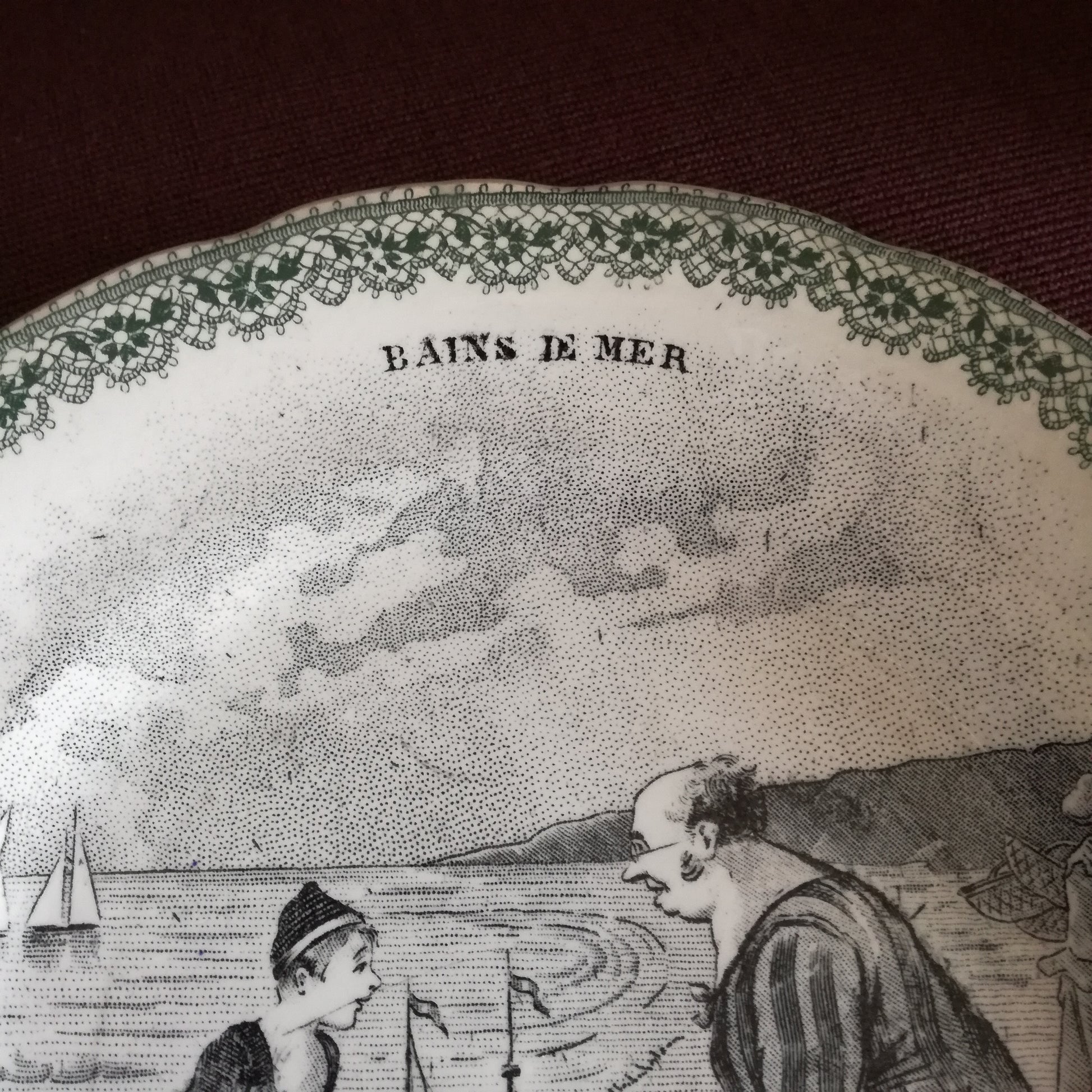 Assiette parlante Bains de mer Choisy le Roi - HB & Cie (Hautin Boulenger)