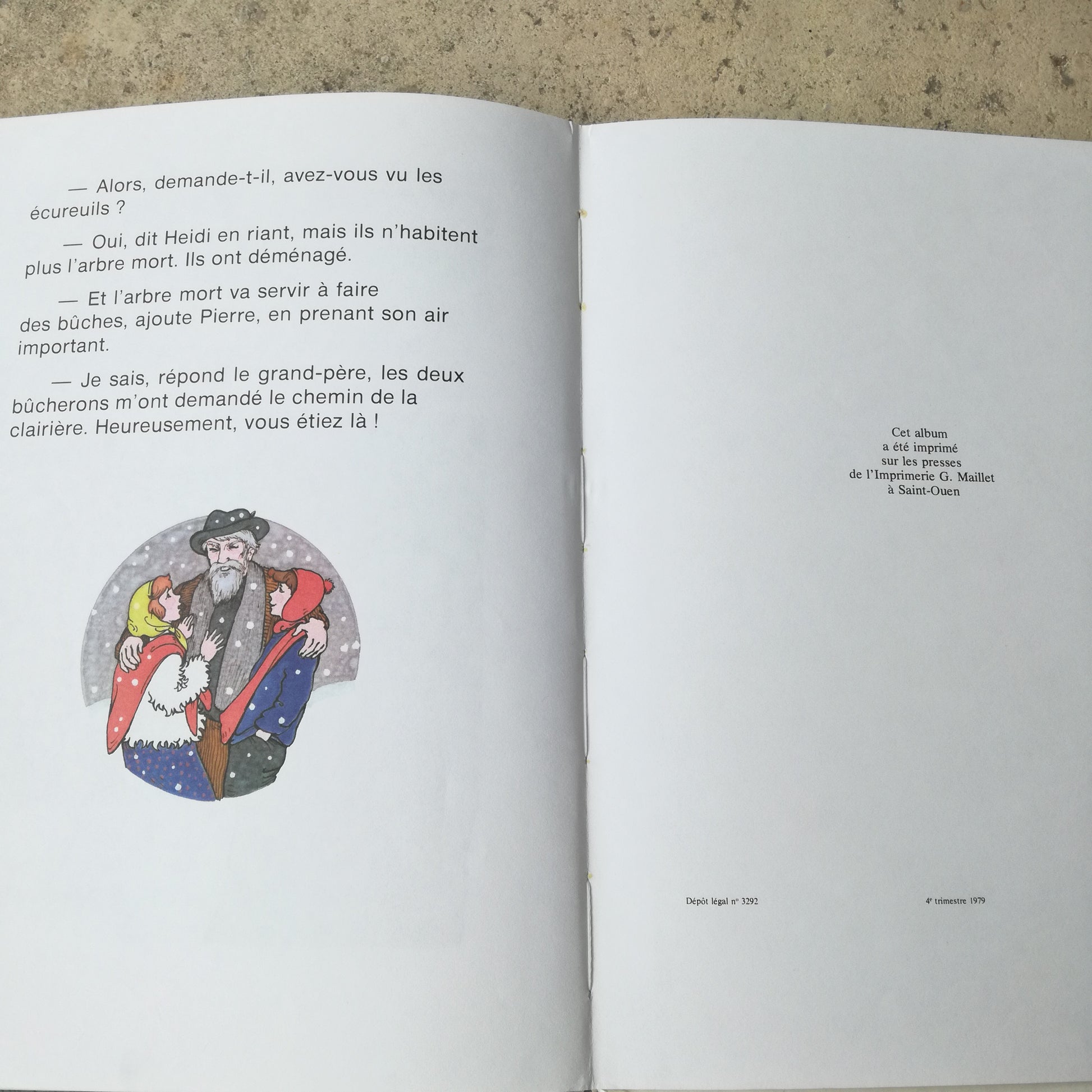 Livre jeunesse Heidi GP Rouge et Or