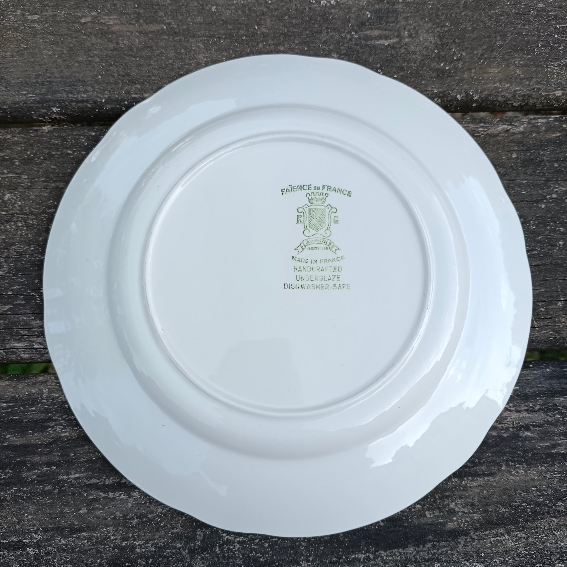 Assiette - grande plate  Badonviller