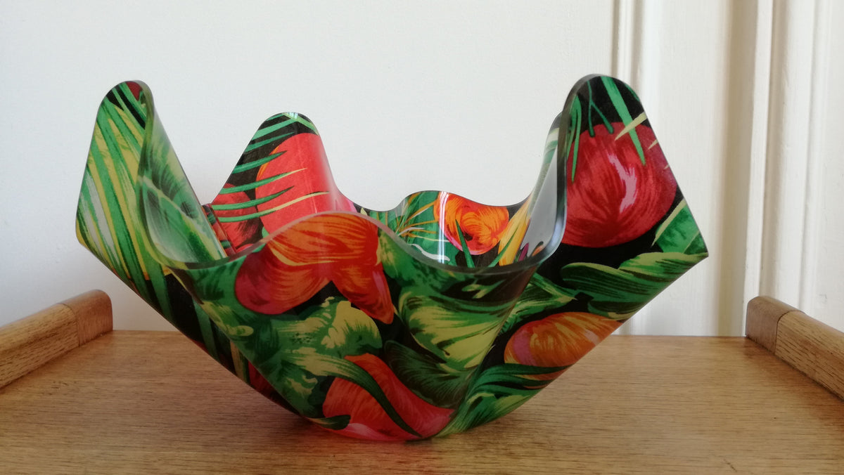 Corbeille à fruits en plastique coloré