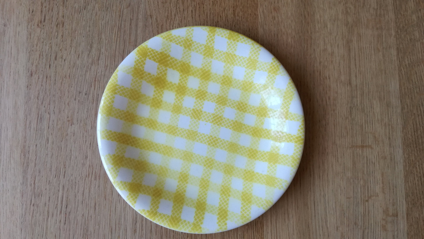 Petite assiette, modèle "Saint-Raphaël", Salins