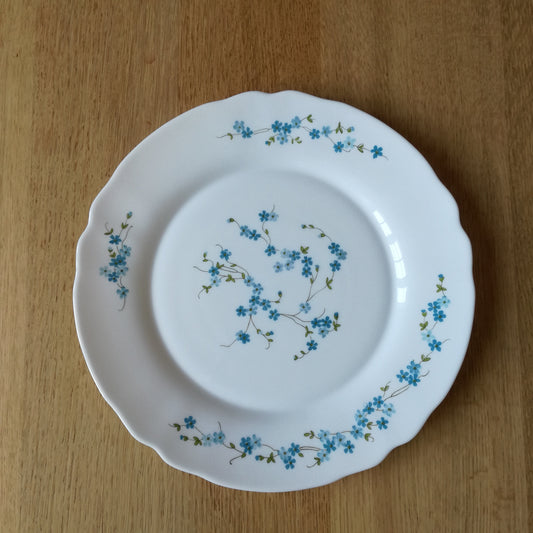 Grand plat rond, modèle "Veronica", Arcopal