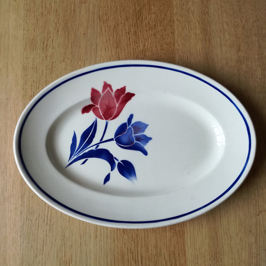 Plat ovale, modèle "Montlhéry", Badonviller F