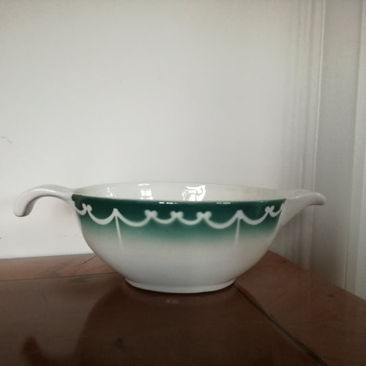 Saucière à frise verte, Digoin & Sarreguemines