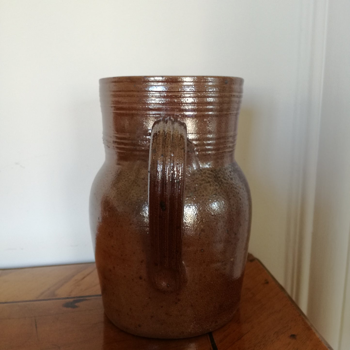 Pichet / carafe en grès marron, Grès du Berry