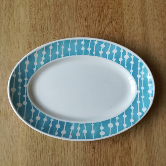 Plat ovale, modèle "Domremy", Digoin & Sarreguemines