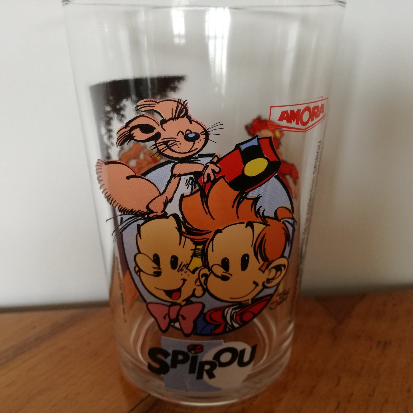 Verre à moutarde Spirou - Amora, n° 1