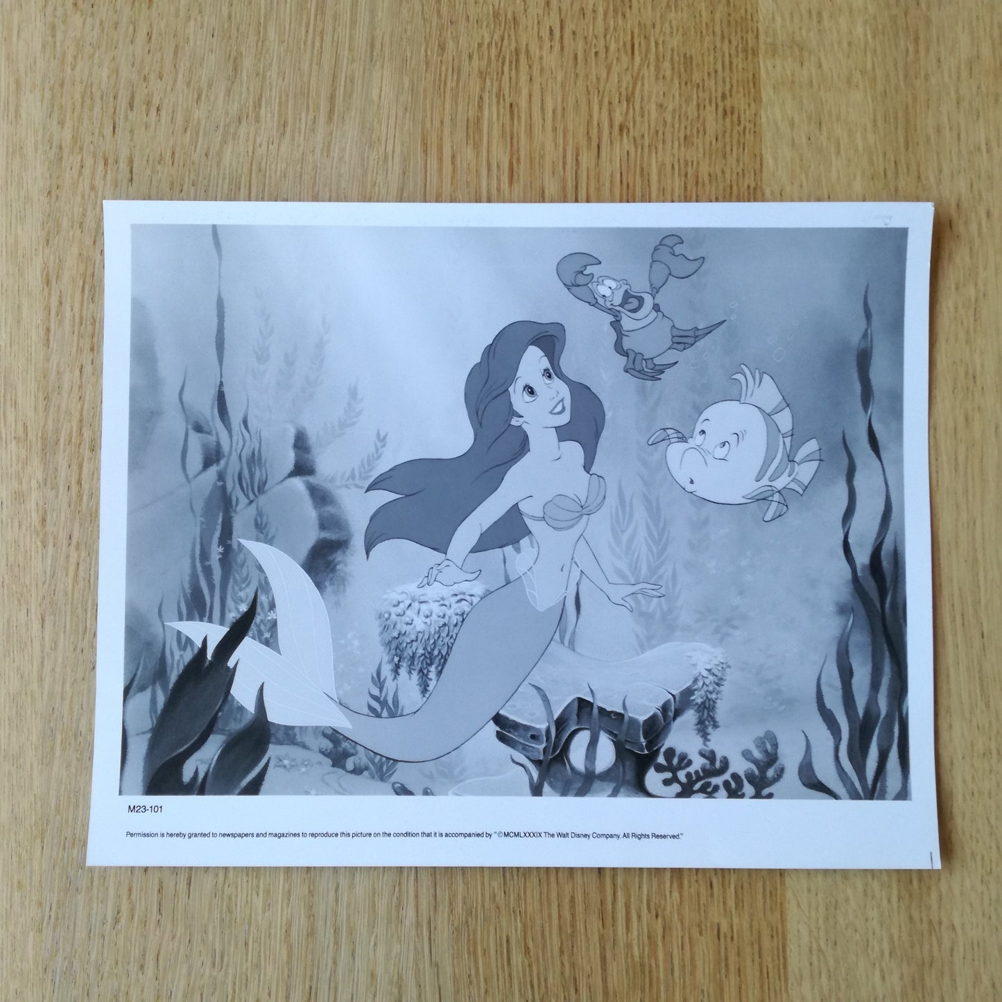 Photo du dessin animé "La Petite Sirène", Walt Disney, 1990