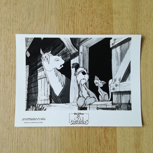 Photo du dessin animé "La Belle et le Clochard", Walt Disney, 1961