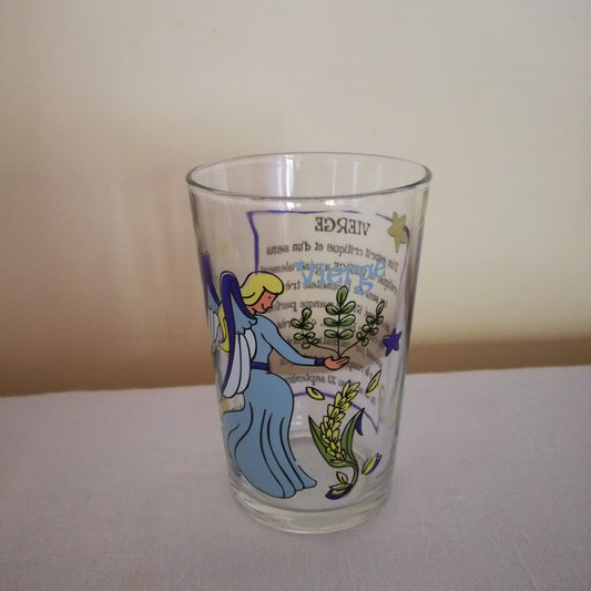 Verre à moutarde thème des Signes du Zodiaque, Vierge