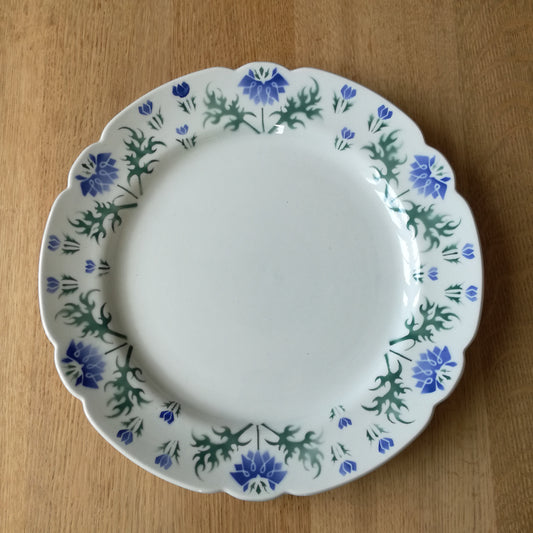 Grand plat rond modèle "Nigelle", K & G Lunéville