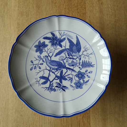 Compotier en faïence à décor de faisans modèle "Eden", Villeroy & Boch