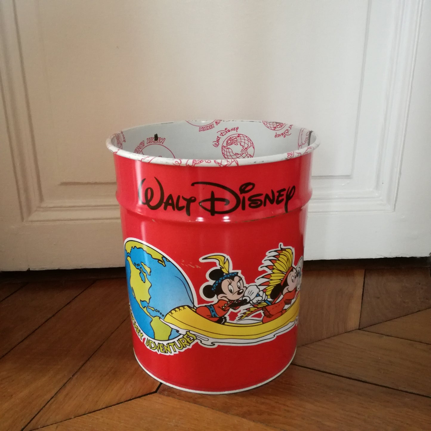 Corbeille à papier pour enfant Minnie & Mickey, Pierre Henry Made in France, Disney