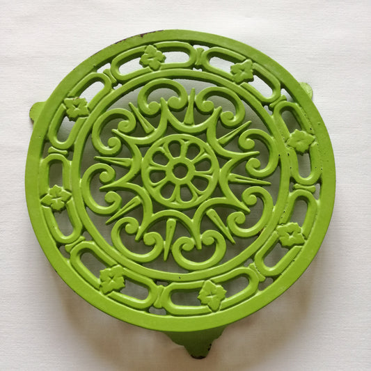 Dessous de plat en fonte vert pomme Decotec Made in France