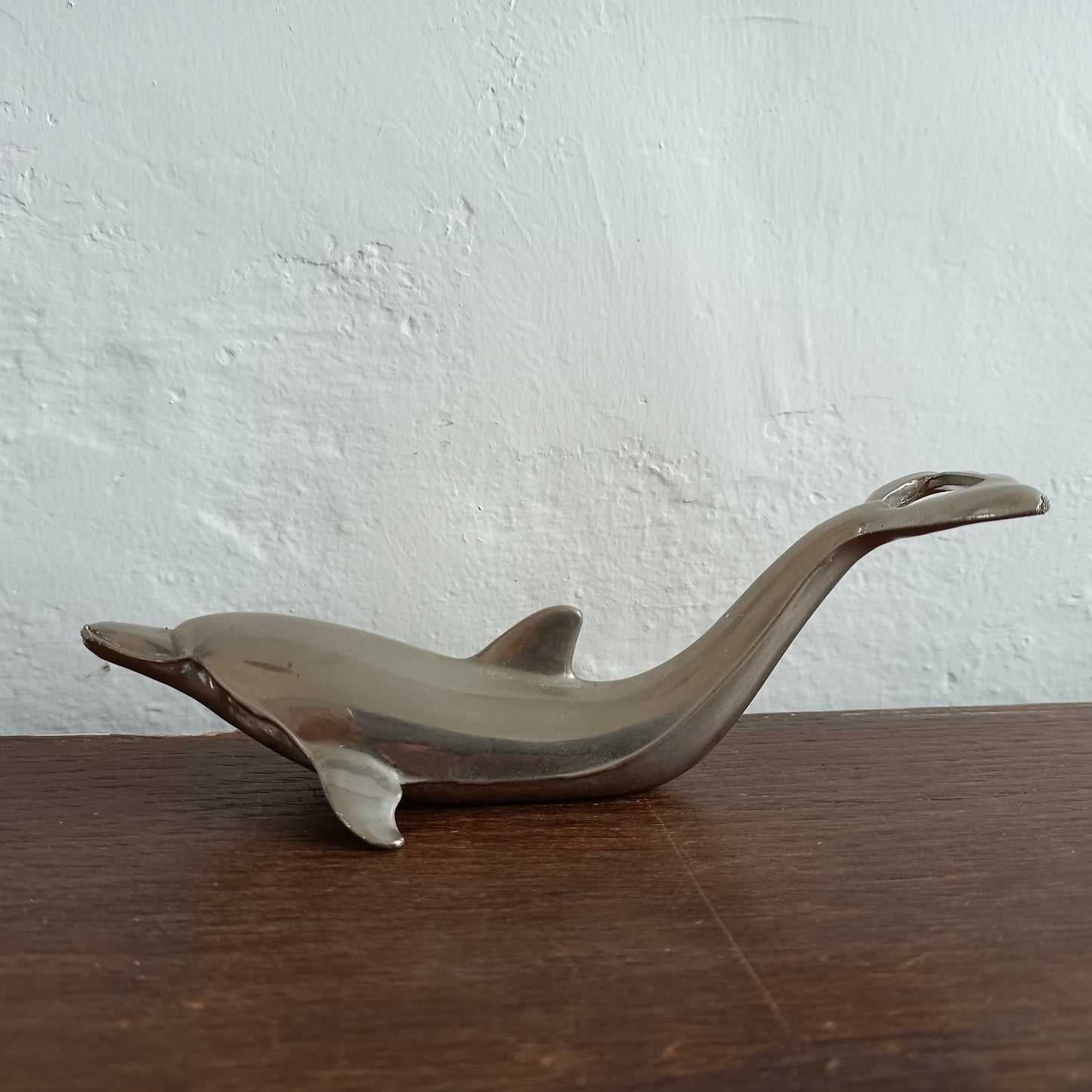 Décapsuleur / ouvre bouteilles en métal forme de dauphin, BMF Made in West Germany