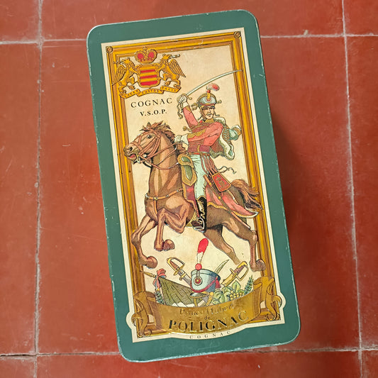 Boîte en métal Cognac VSOP Prince Hubert de Polignac