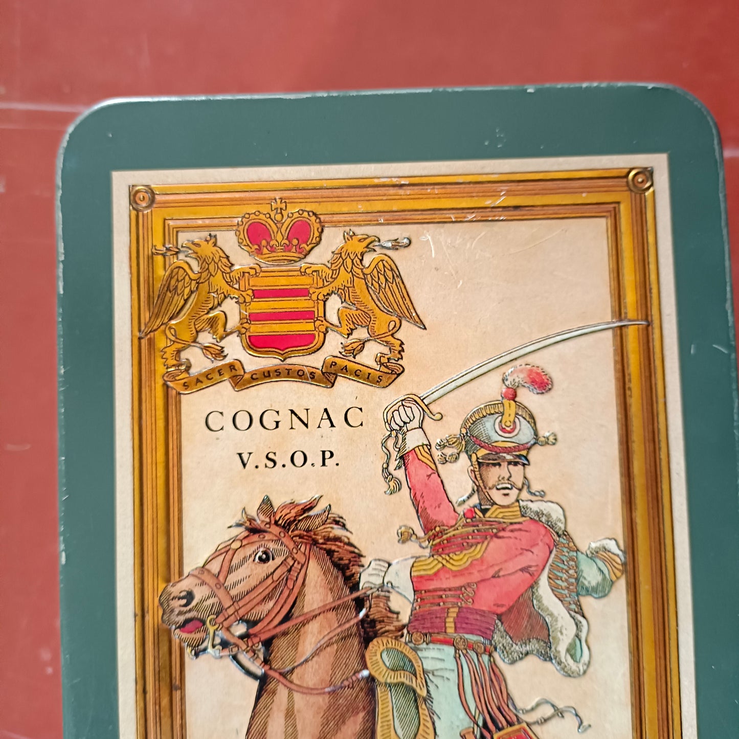 Boîte en métal Cognac VSOP Prince Hubert de Polignac