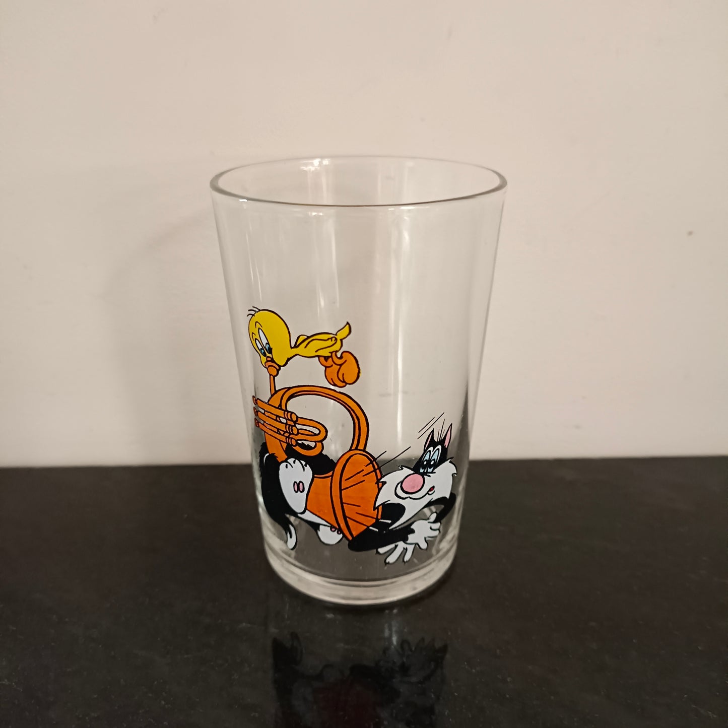 Verre à moutarde Titi et Grosminet VMC Warner Bros 1974
