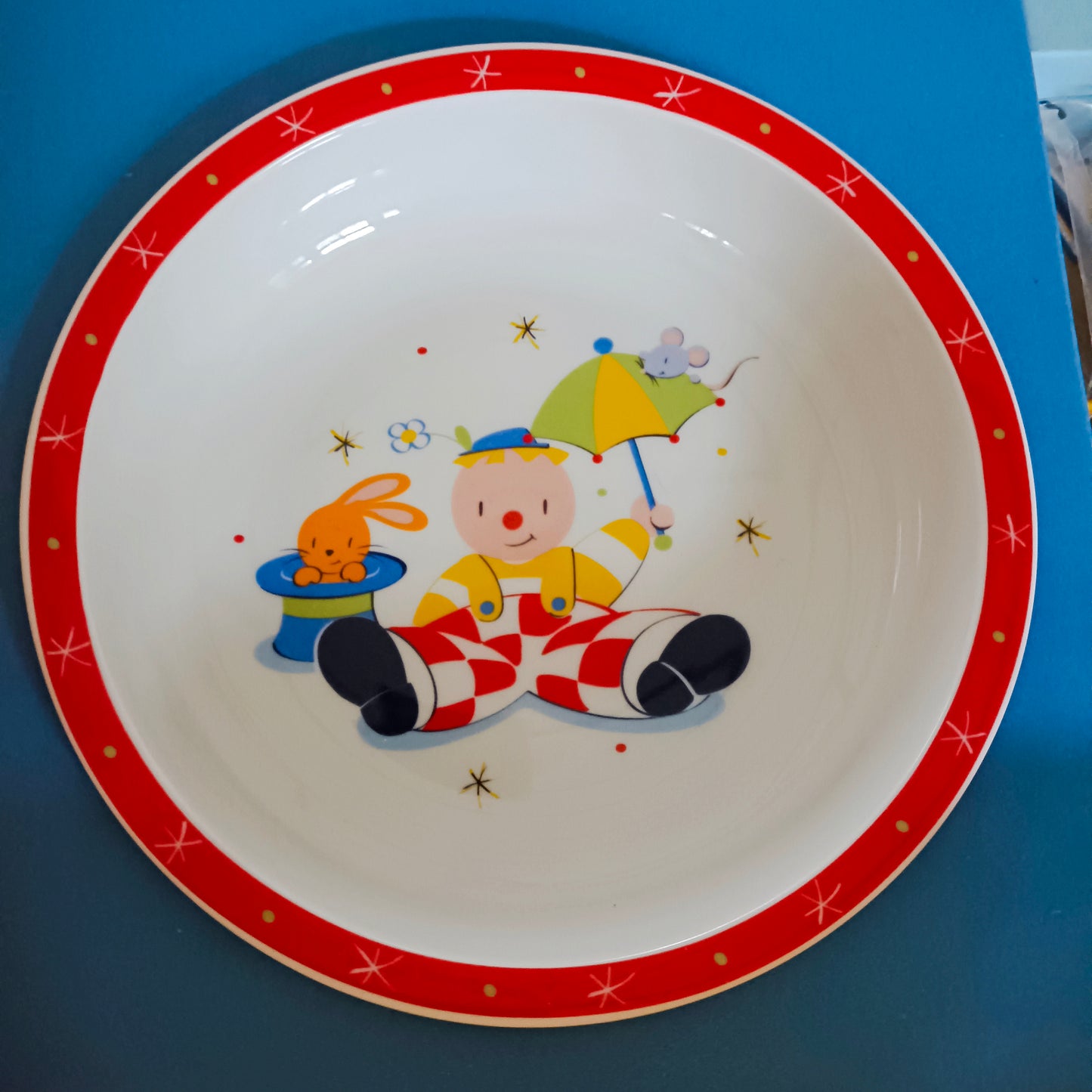 Coffret pour enfant en porcelaine Guy Degrenne, Pipo Poum & Lala au cirque