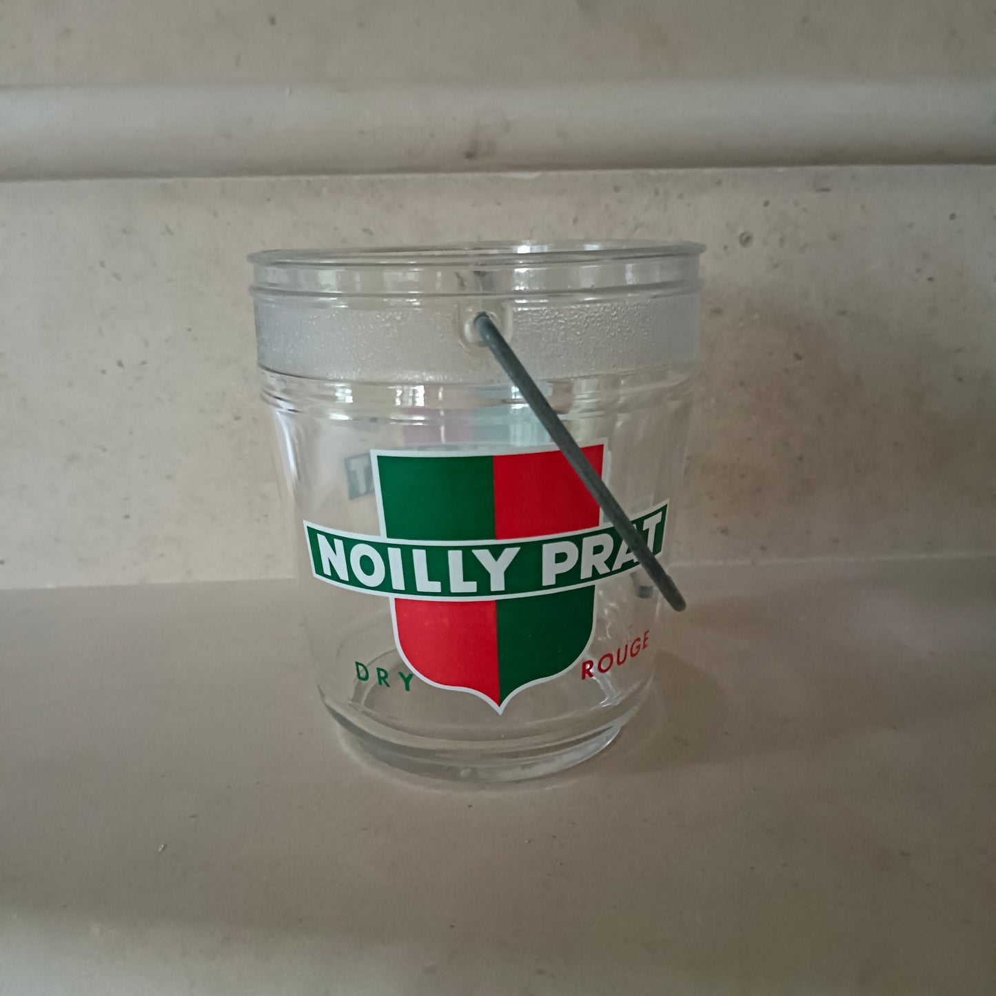 Petit seau à glaçons publicitaire vintage vermouth Noilly Prat
