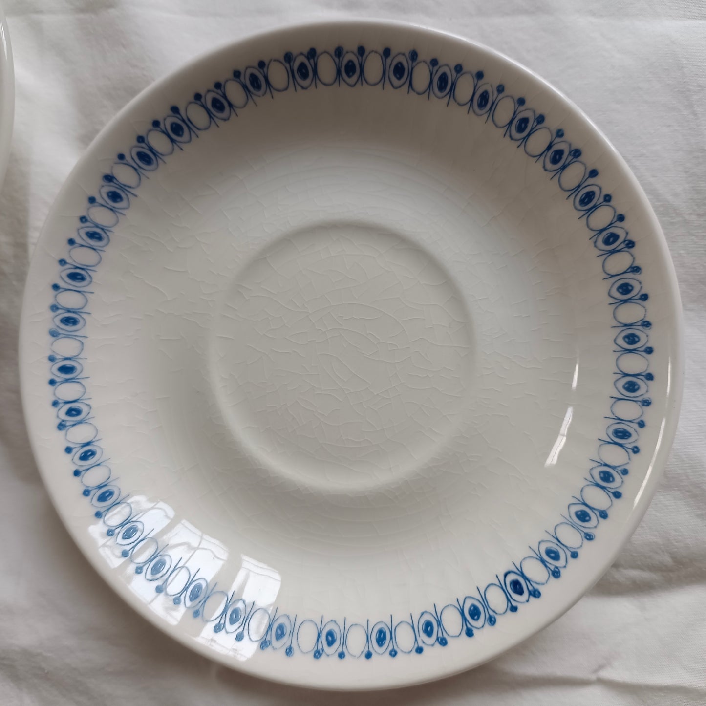 6 coffee cups and saucers Turi Design model Lotte Norway 70s