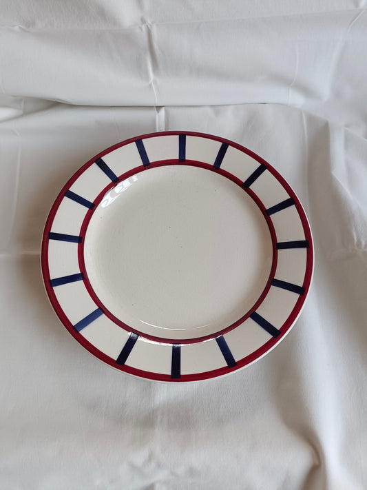 Plat sur pied modèle "Béarn" HBCM (Choisy - Creil & Montereau)