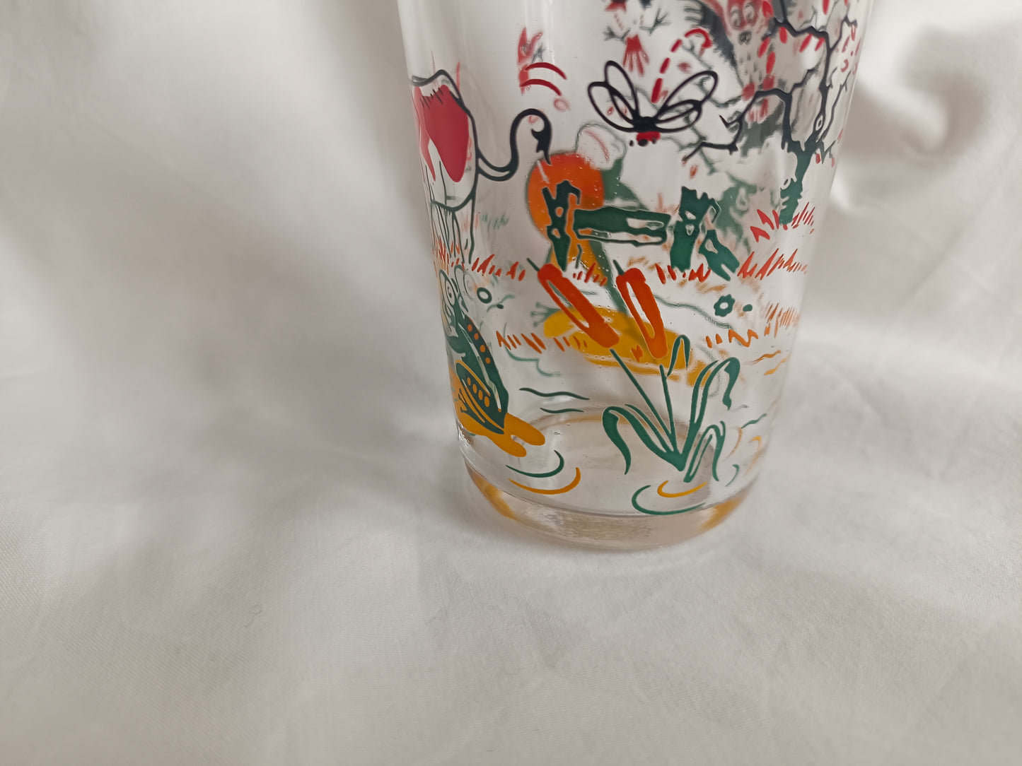 Verre à moutarde "La grenouille" Fables La Fontaine, VHR