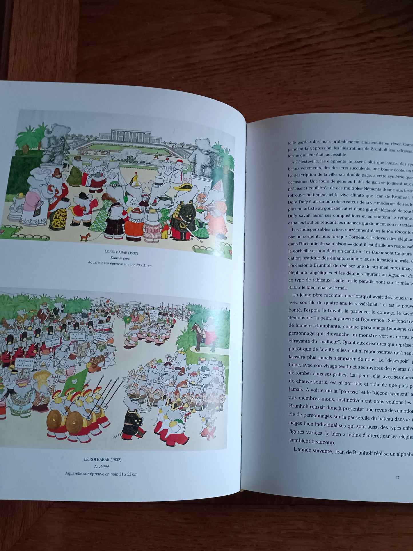 Livre "L'art de Babar. L'œuvre de Jean et Laurent de Brunhoff", Nathan 1989