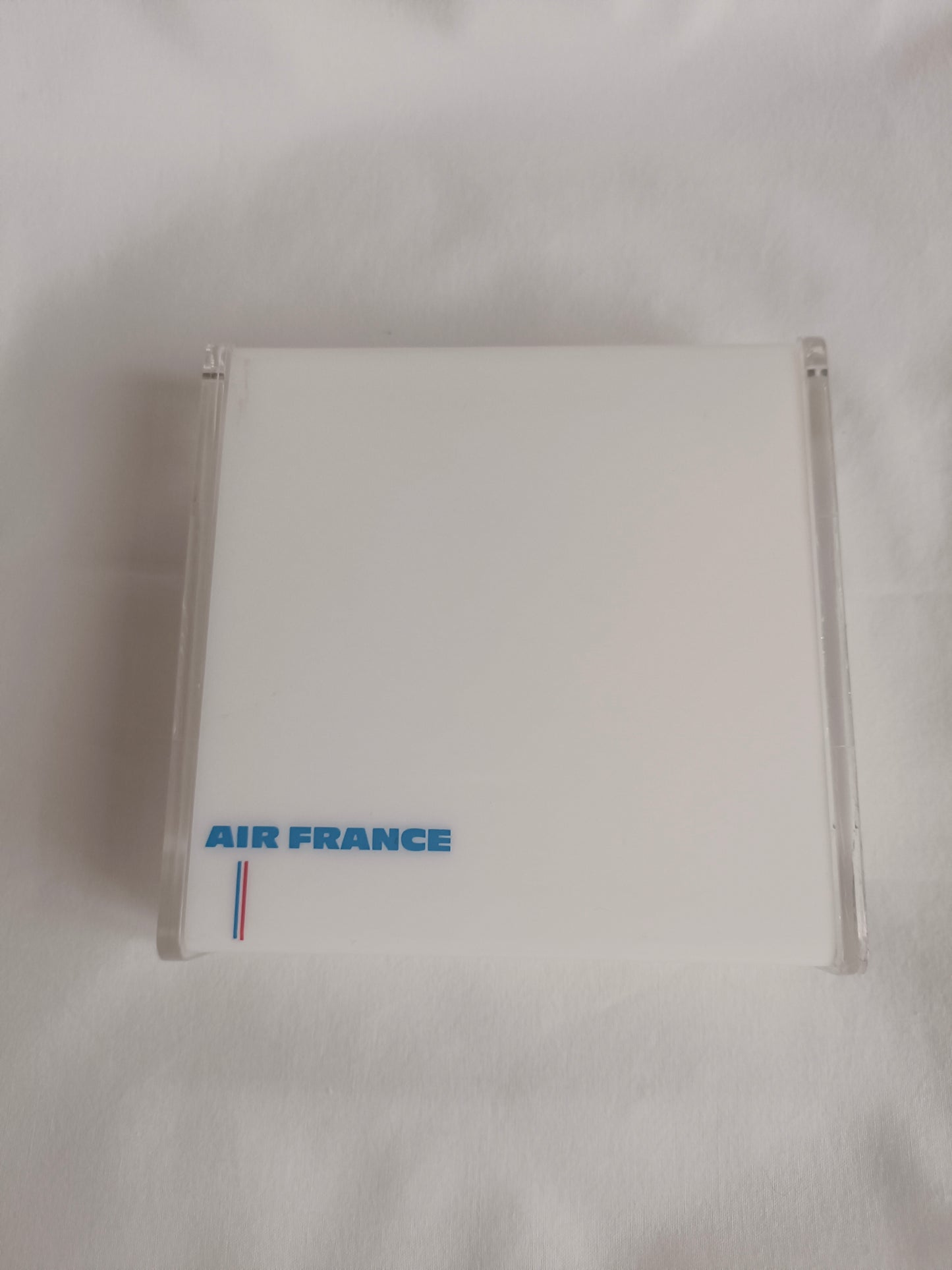 Porte bloc-notes en plexiglass Air France