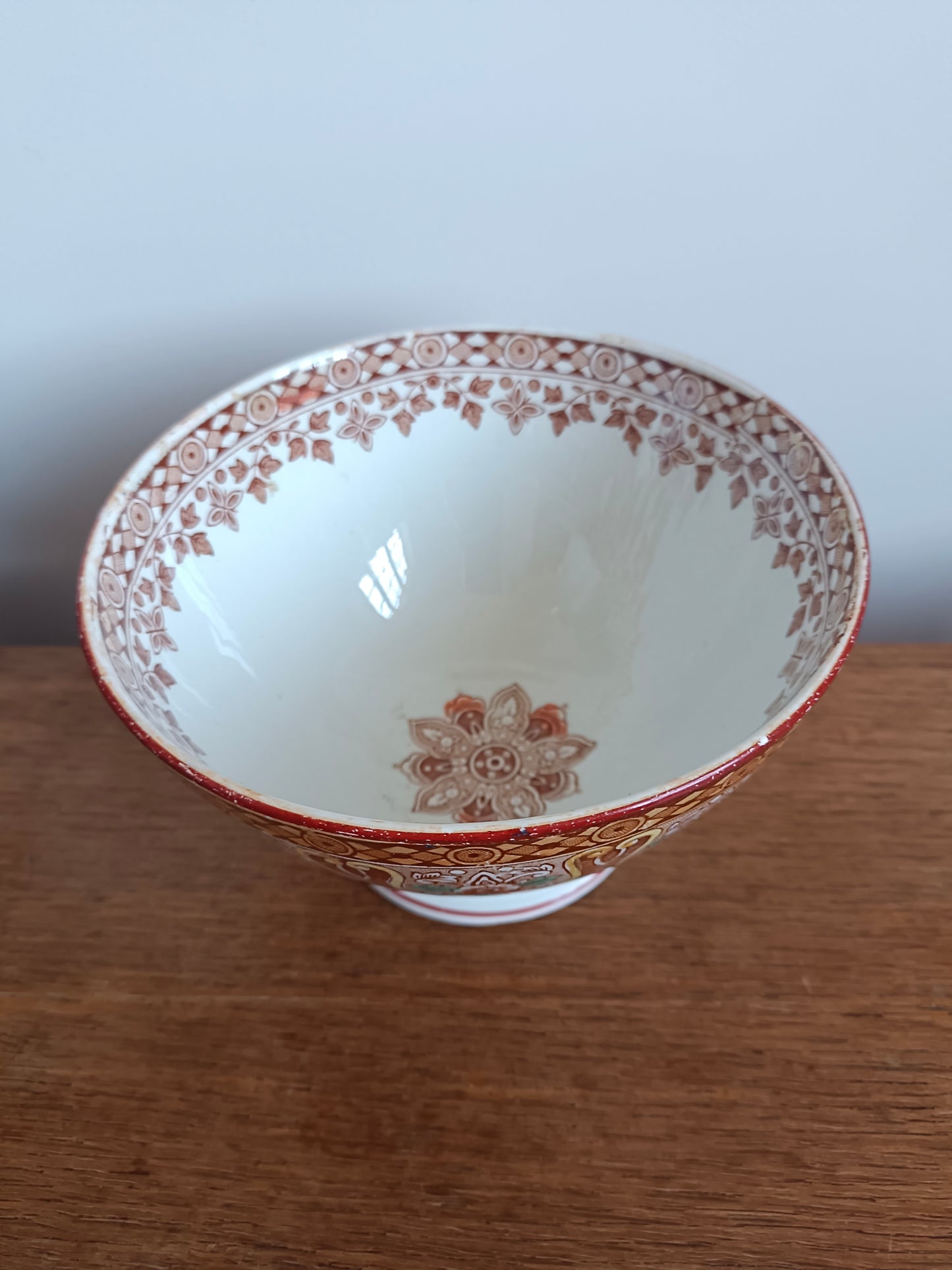 Bol en faïence BF Boch Frères XIXème modèle "Persan"