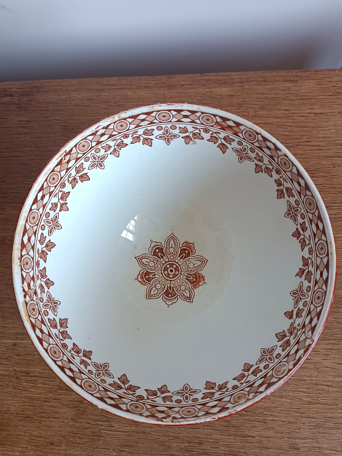 Bol en faïence BF Boch Frères XIXème modèle "Persan"