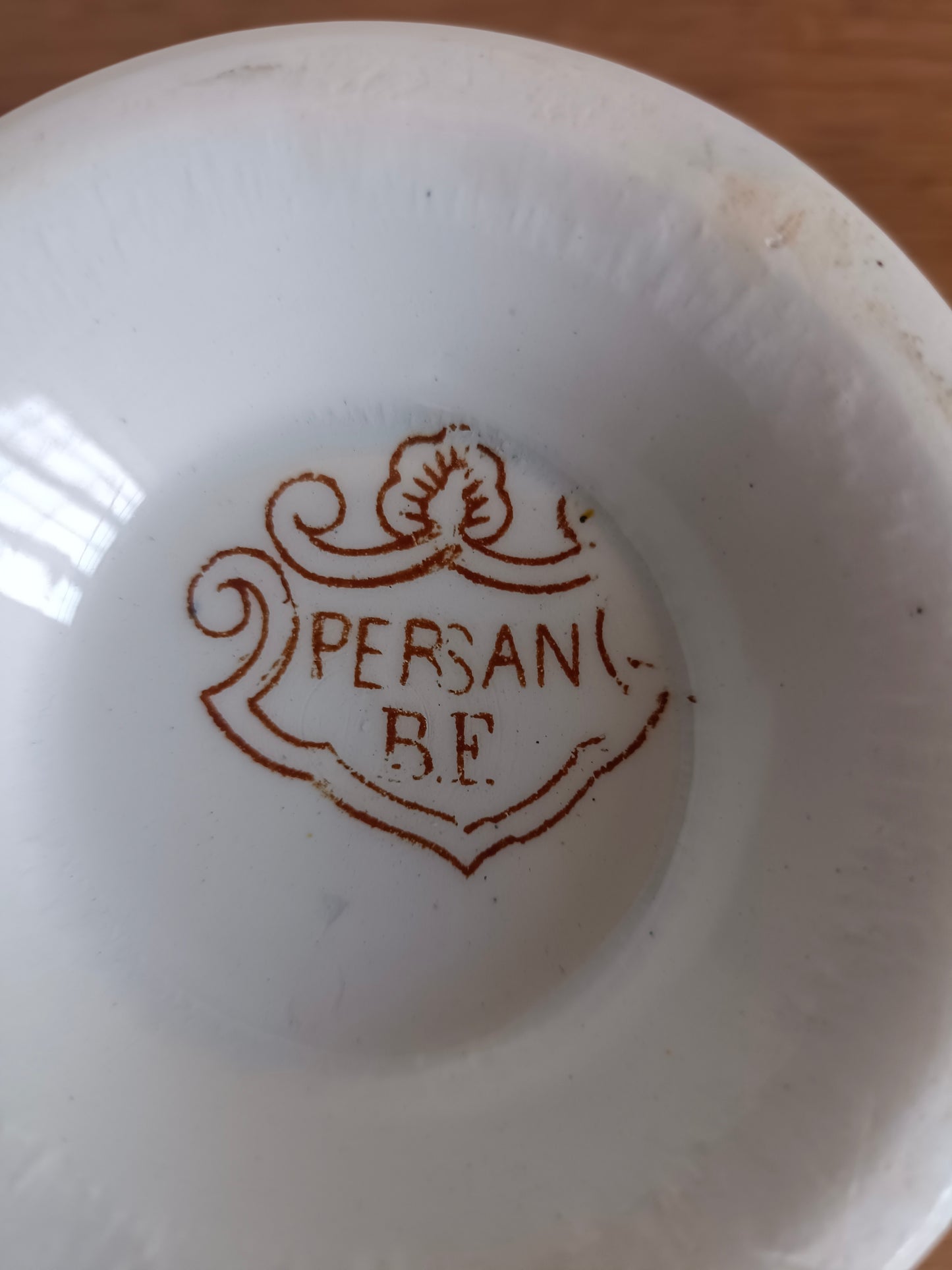 Bol en faïence BF Boch Frères XIXème modèle "Persan"