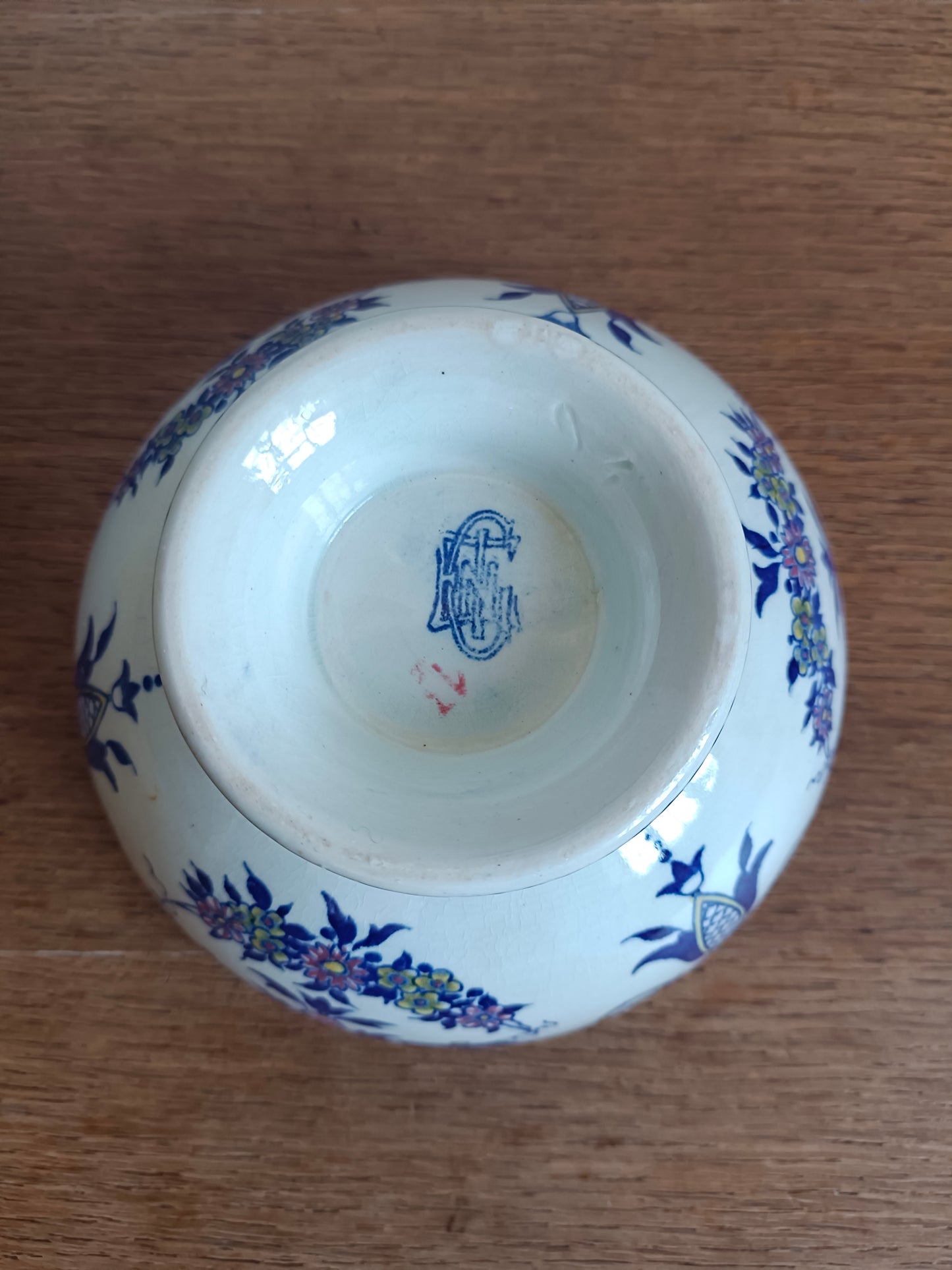 Bol en faïence de Gien fin XIXème début XXème