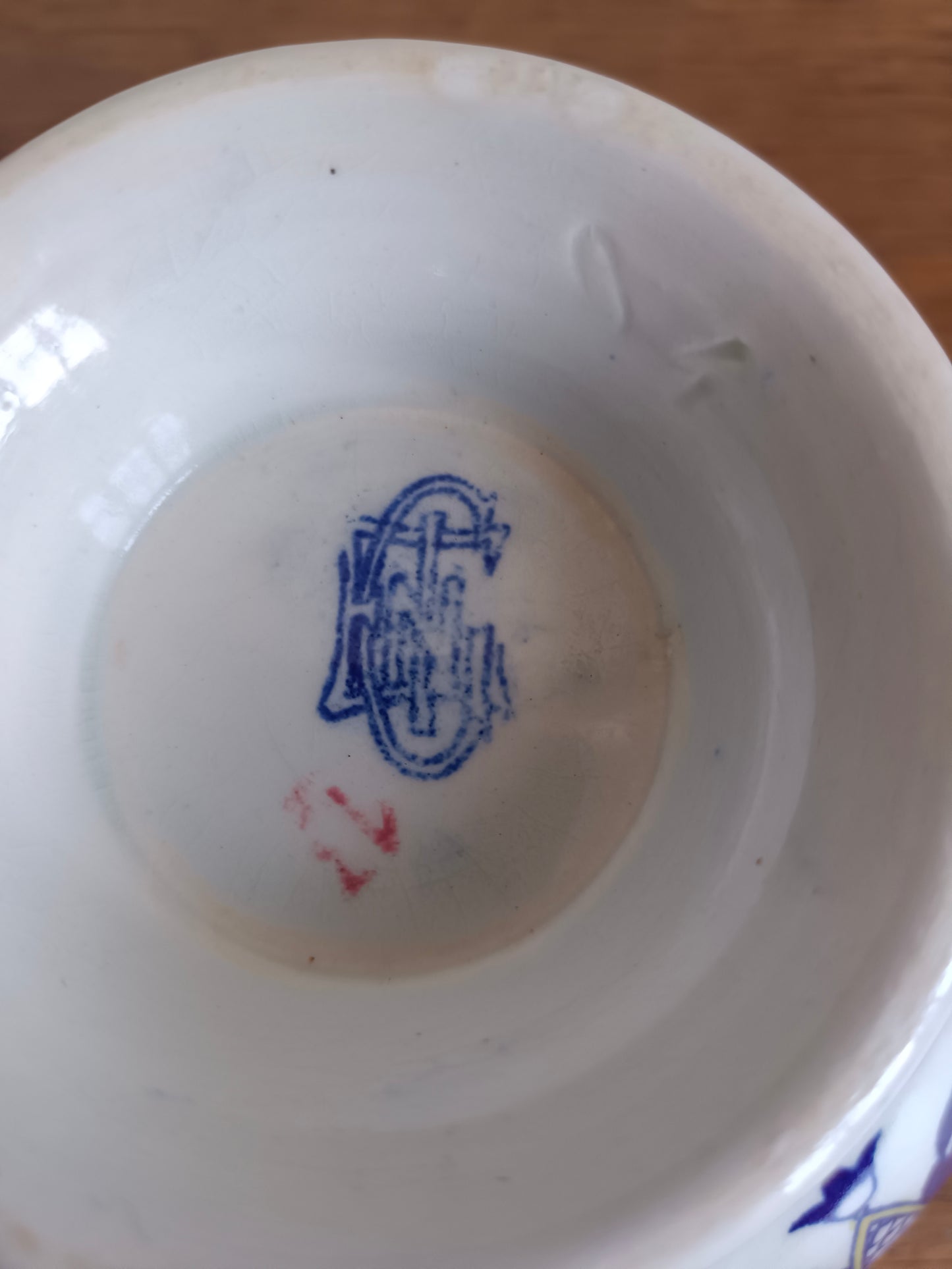 Bol en faïence de Gien fin XIXème début XXème